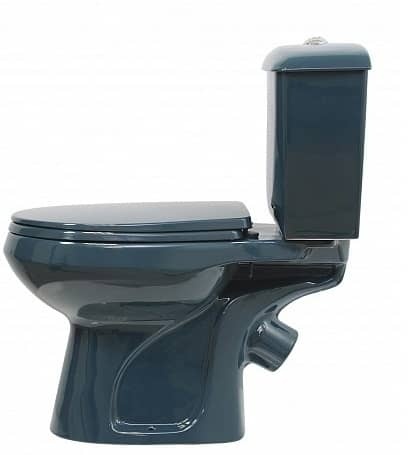 Унитаз Оскольская Керамика Эллиса Зеленый Косой Выпуск