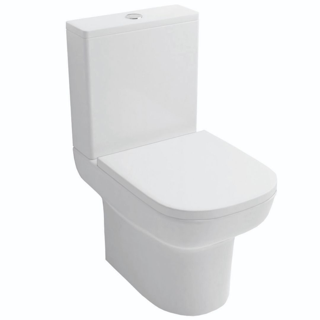 Унитаз Azario Alba AZ-8323 Безободковый Выпуск Горизонтальный