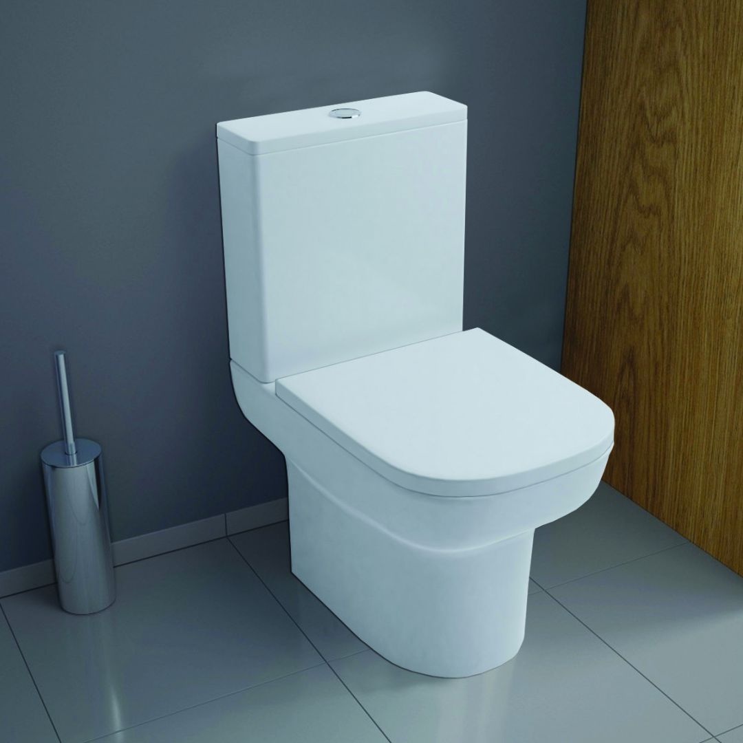 Унитаз Azario Alba AZ-8323 Безободковый Выпуск Горизонтальный