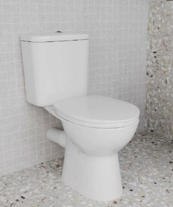 Унитаз компакт Norm Himmel 9864B099-7207 безободковый Горизонтальный выпуск