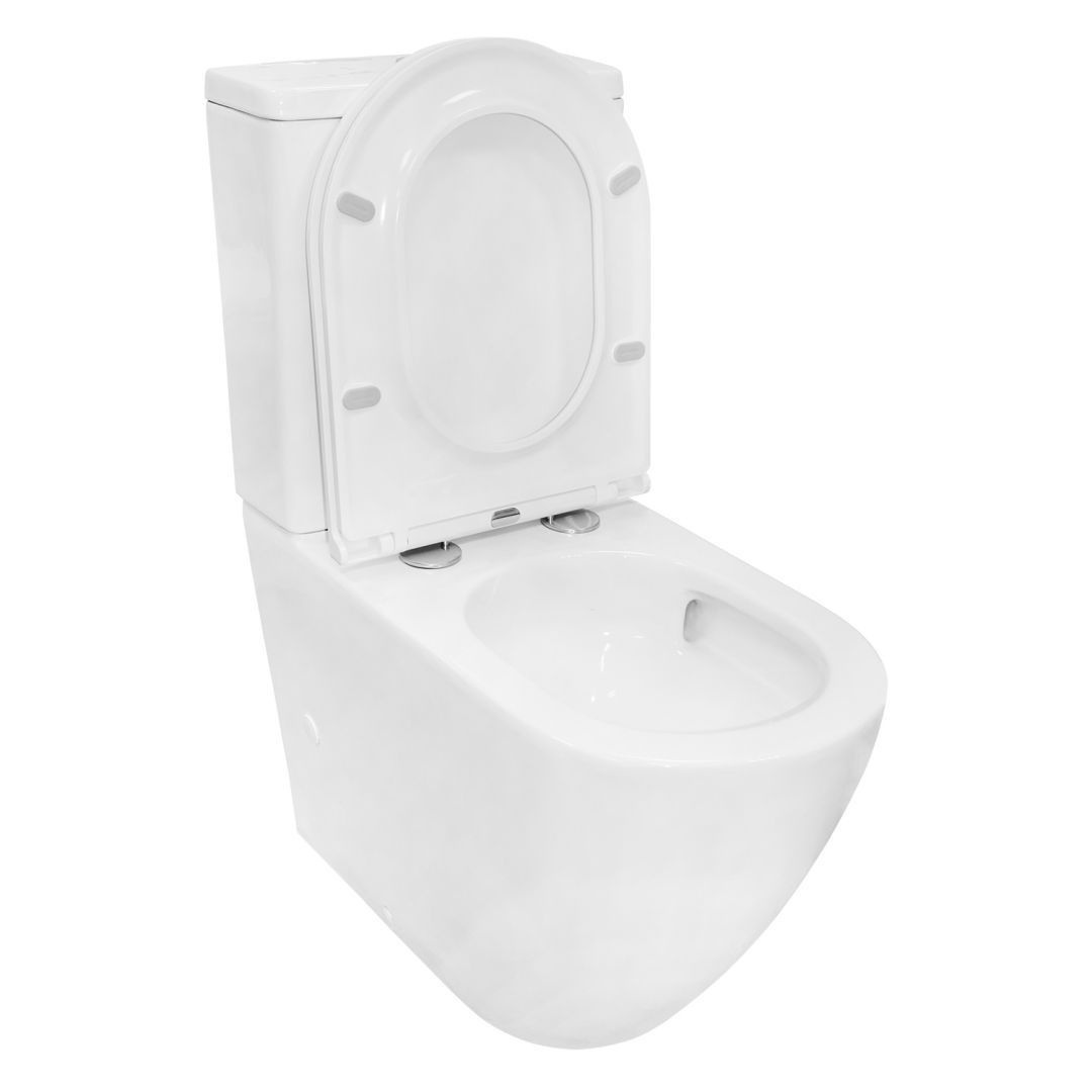 Унитаз Azario Grado AZ-2141 Безободковый Выпуск Горизонтальный