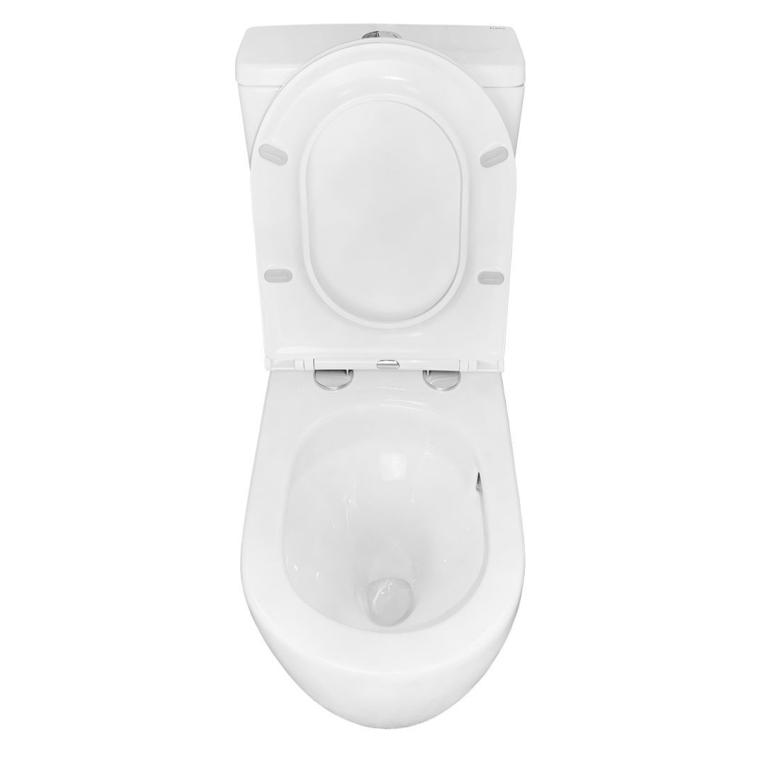 Унитаз Azario Grado AZ-2141 Безободковый Выпуск Горизонтальный