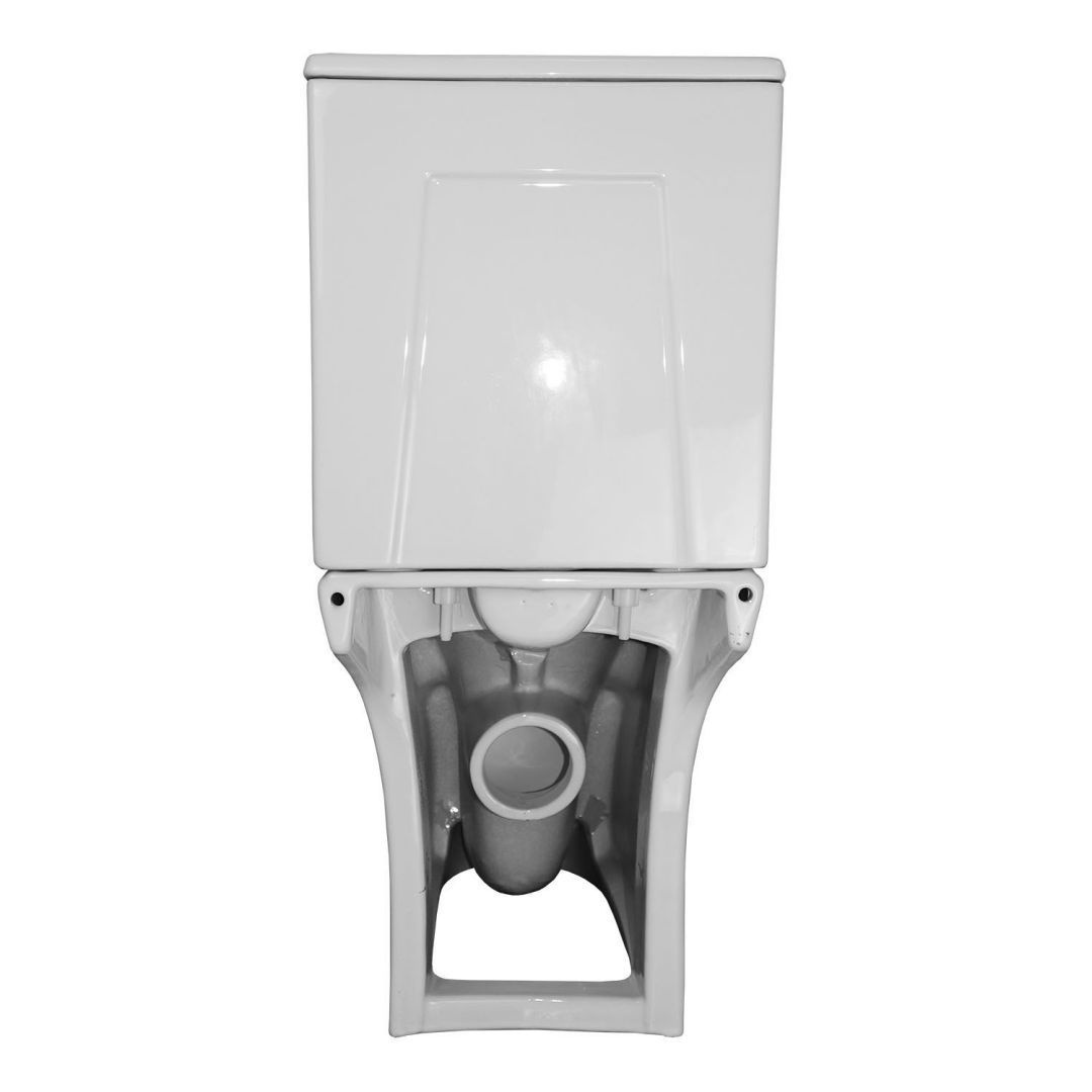 Унитаз  Azario Fretta Round AZ-1217A Безободковый Выпуск Горизонтальный