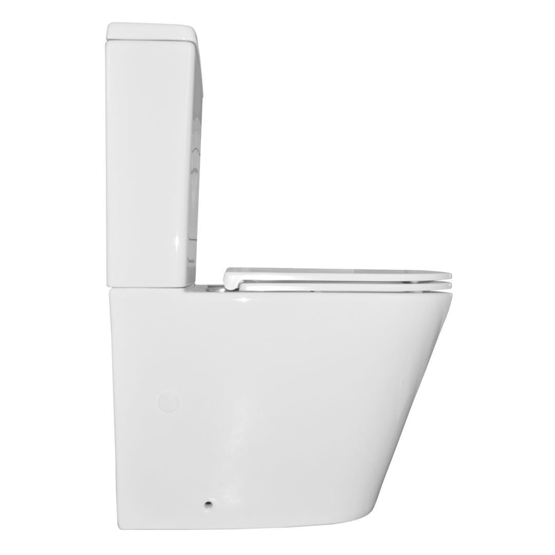 Унитаз Azario Vetro Z-2149 Безободковый Выпуск Горизонтальный