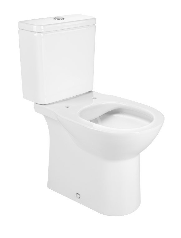 Унитаз Roca Debba Round Горизонтальный Выпуск Безободковый