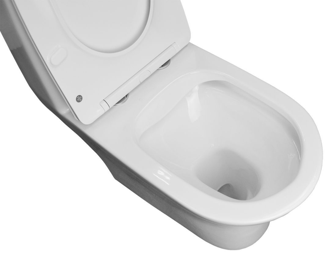 Унитаз Azario Terni AZ-8618 Безободковый Выпуск Горизонтальный