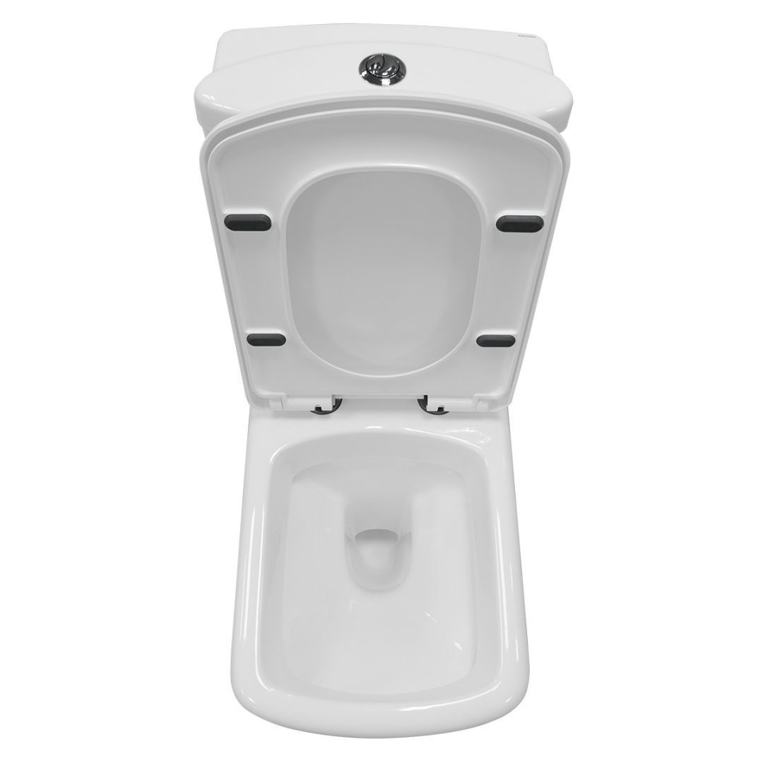 Унитаз Azario Elana AZ-234 Безободковый Выпуск Горизонтальный