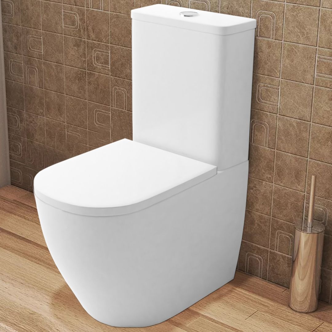 Унитаз Azario Renda AZ-8693 Безободковый Выпуск Горизонтальный