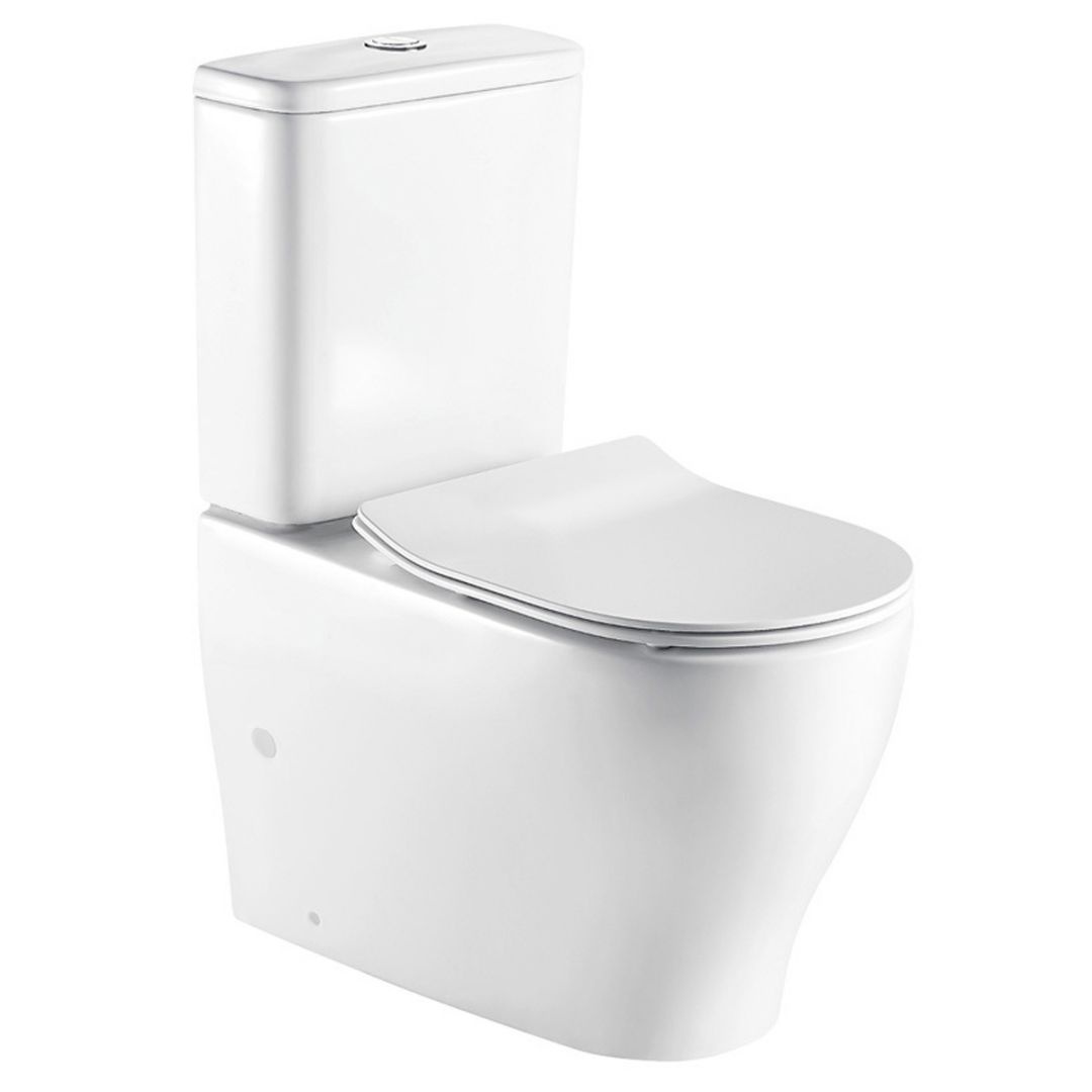 Унитаз Azario Maro безободковый AZ-2154 Горизонтальный Выпуск