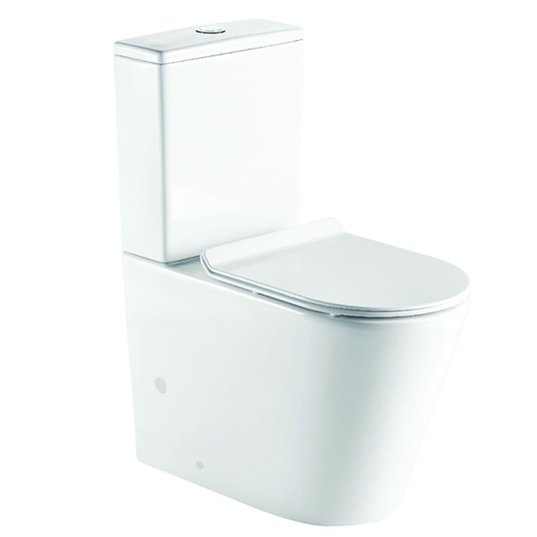 Унитаз Azario Maro AZ-2125A-R Безободковый Выпуск Горизонтальный