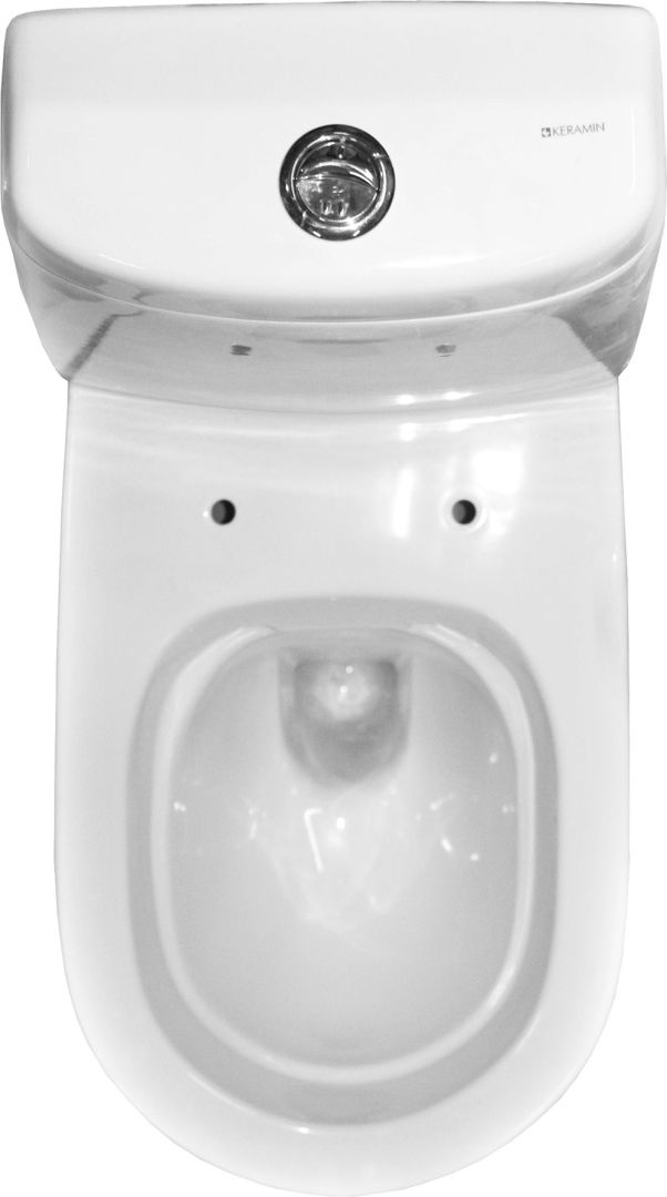 Унитаз Безободковый Керамин Трино Горизонтальный Выпуск