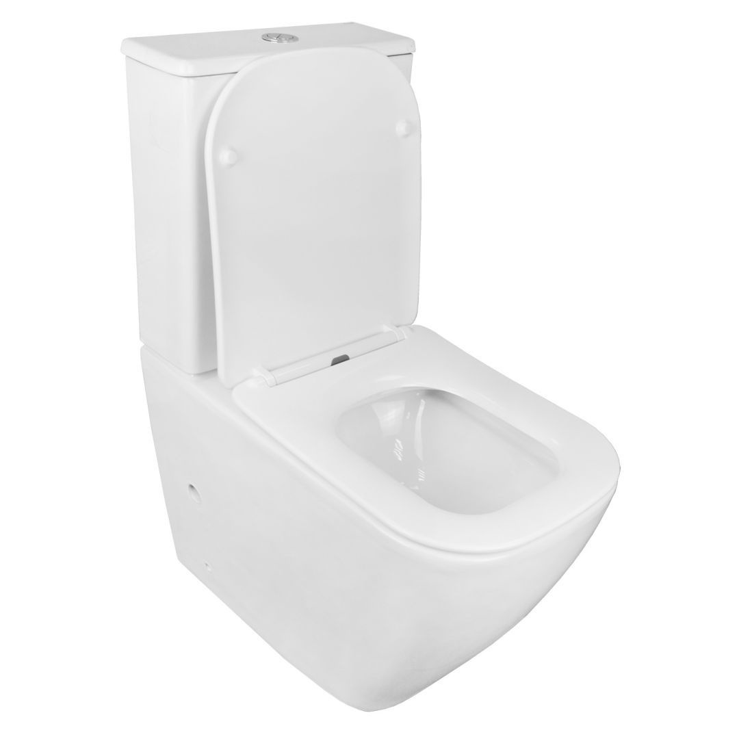 Унитаз Azario Levanto AZ-1228A Выпуск Горизонтальный Безободковый