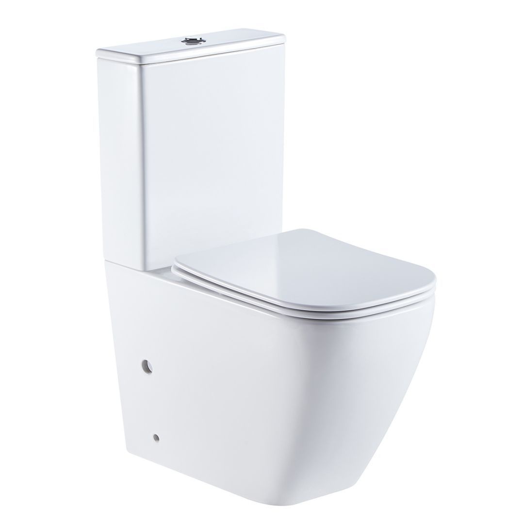 Унитаз Azario Levanto AZ-1228A Выпуск Горизонтальный Безободковый