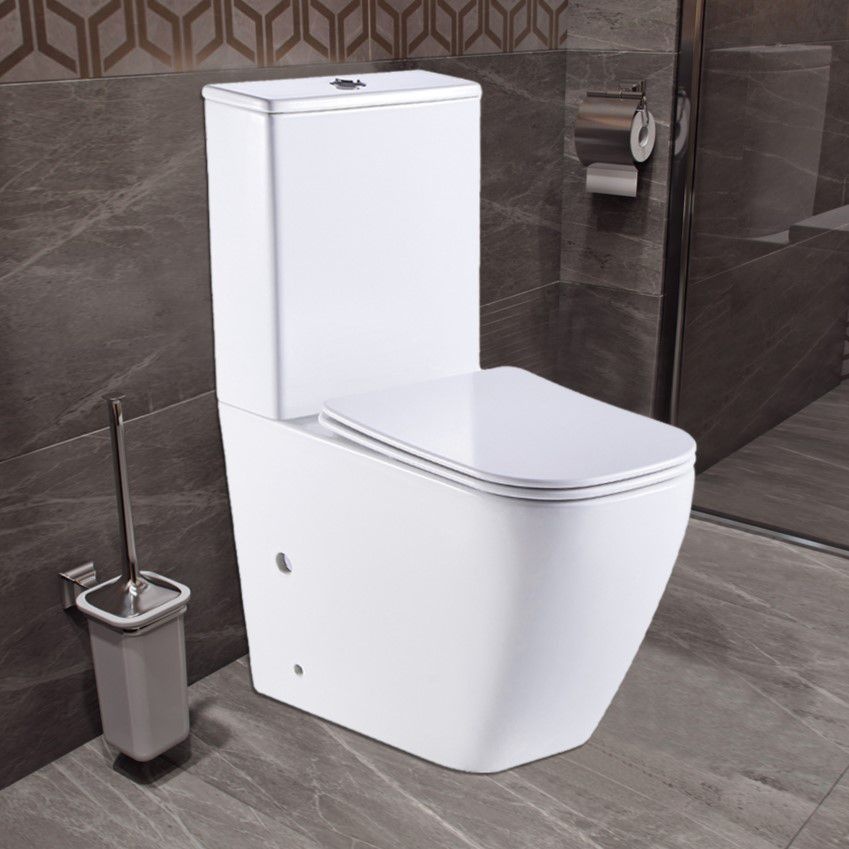 Унитаз Azario Levanto AZ-1228A Выпуск Горизонтальный Безободковый