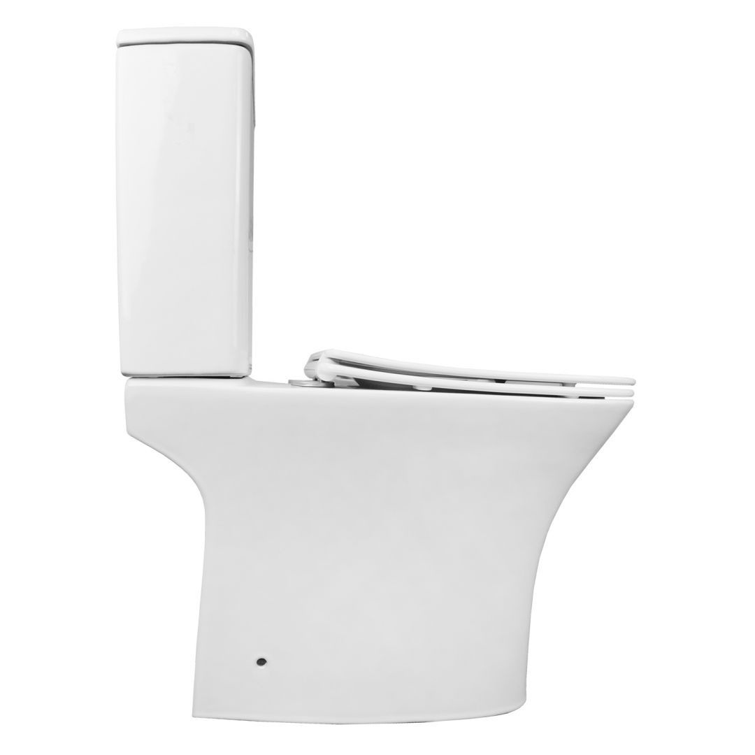 Унитаз  Azario FRETTA SQUARE Безободковый Выпуск Горизонтальный