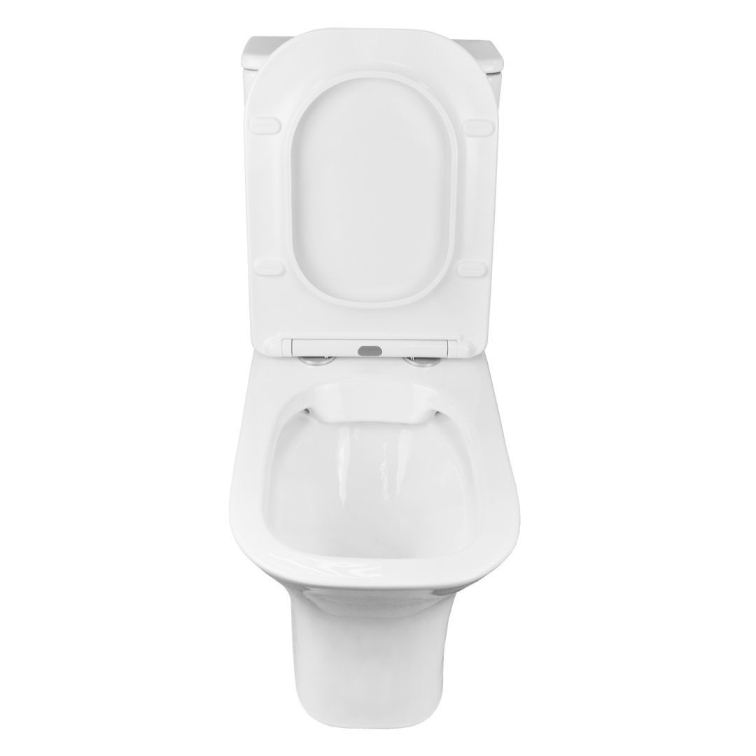 Унитаз  Azario FRETTA SQUARE Безободковый Выпуск Горизонтальный