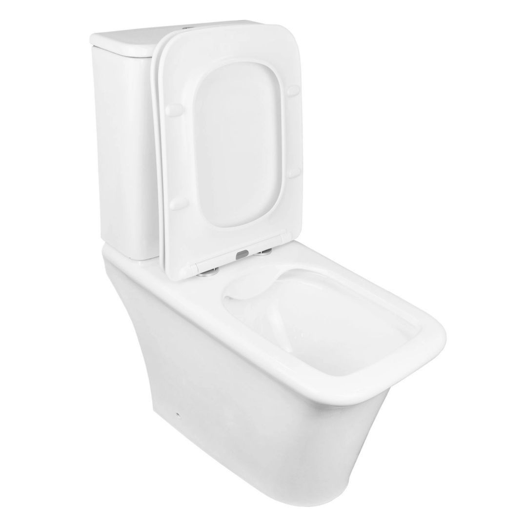 Унитаз Azario Avero AZ-3121 безободковый Горизонтальный Выпуск