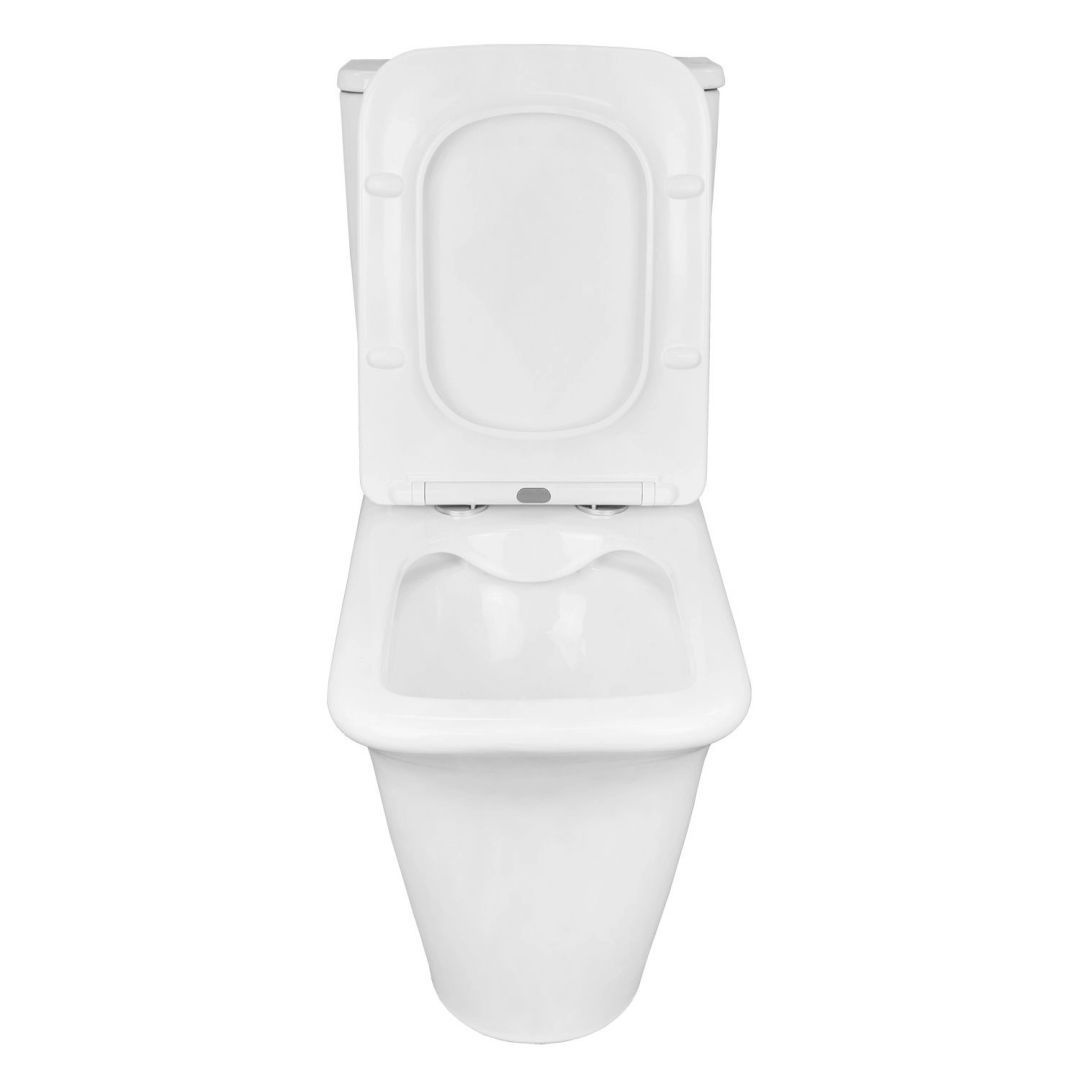 Унитаз Azario Avero AZ-3121 безободковый Горизонтальный Выпуск