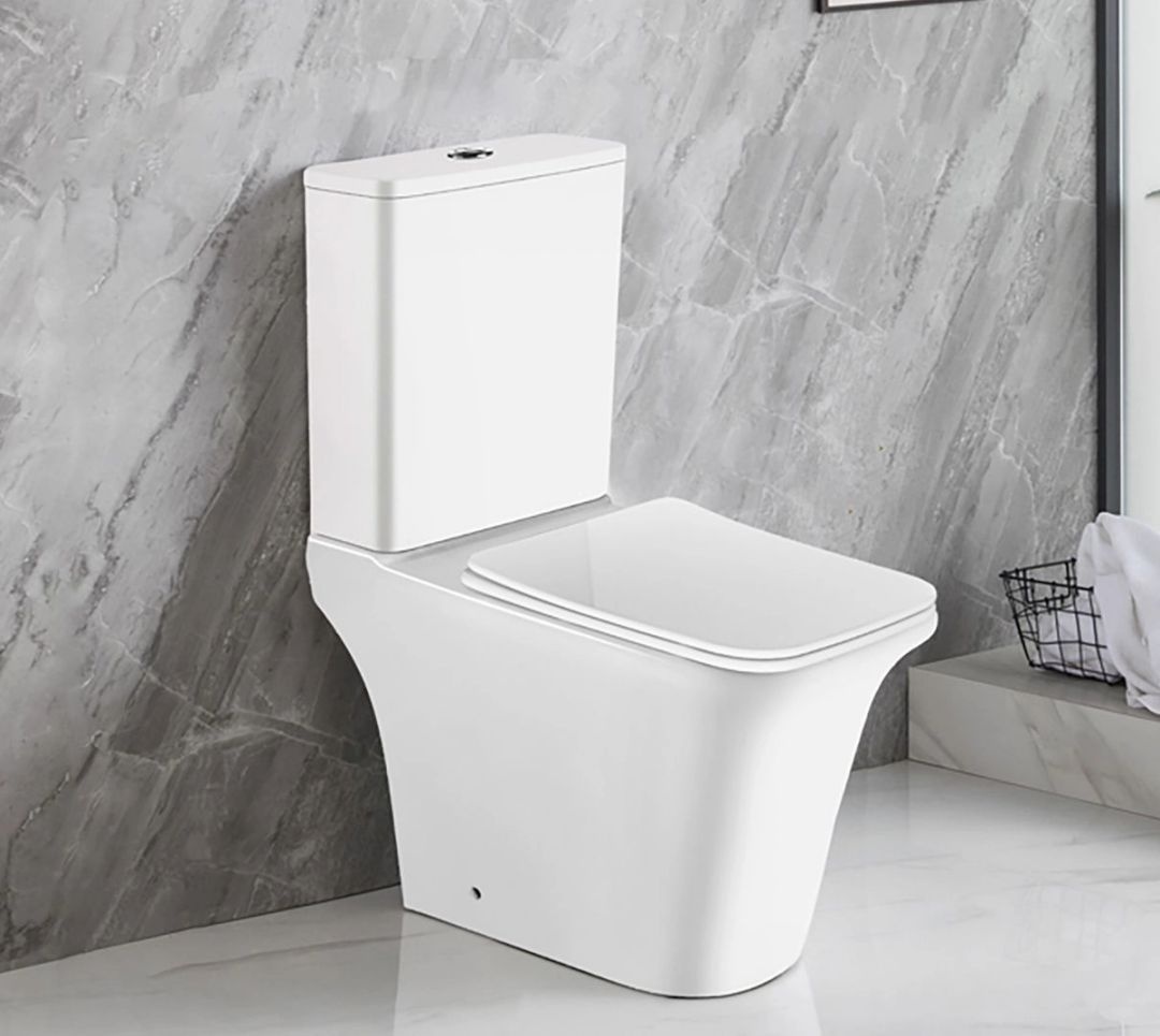 Унитаз Azario Avero AZ-3121 безободковый Горизонтальный Выпуск