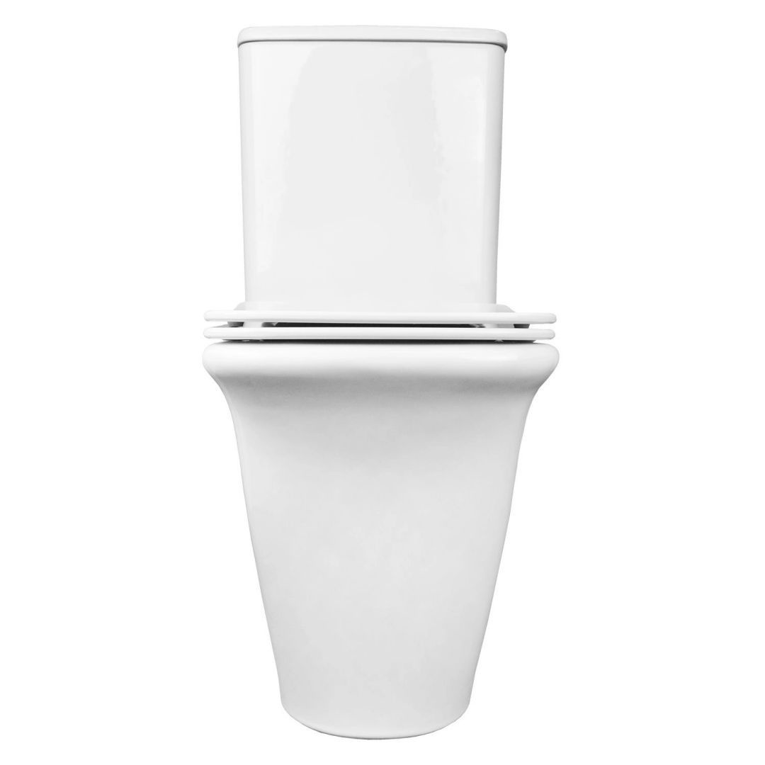 Унитаз Azario Avero AZ-3121 безободковый Горизонтальный Выпуск