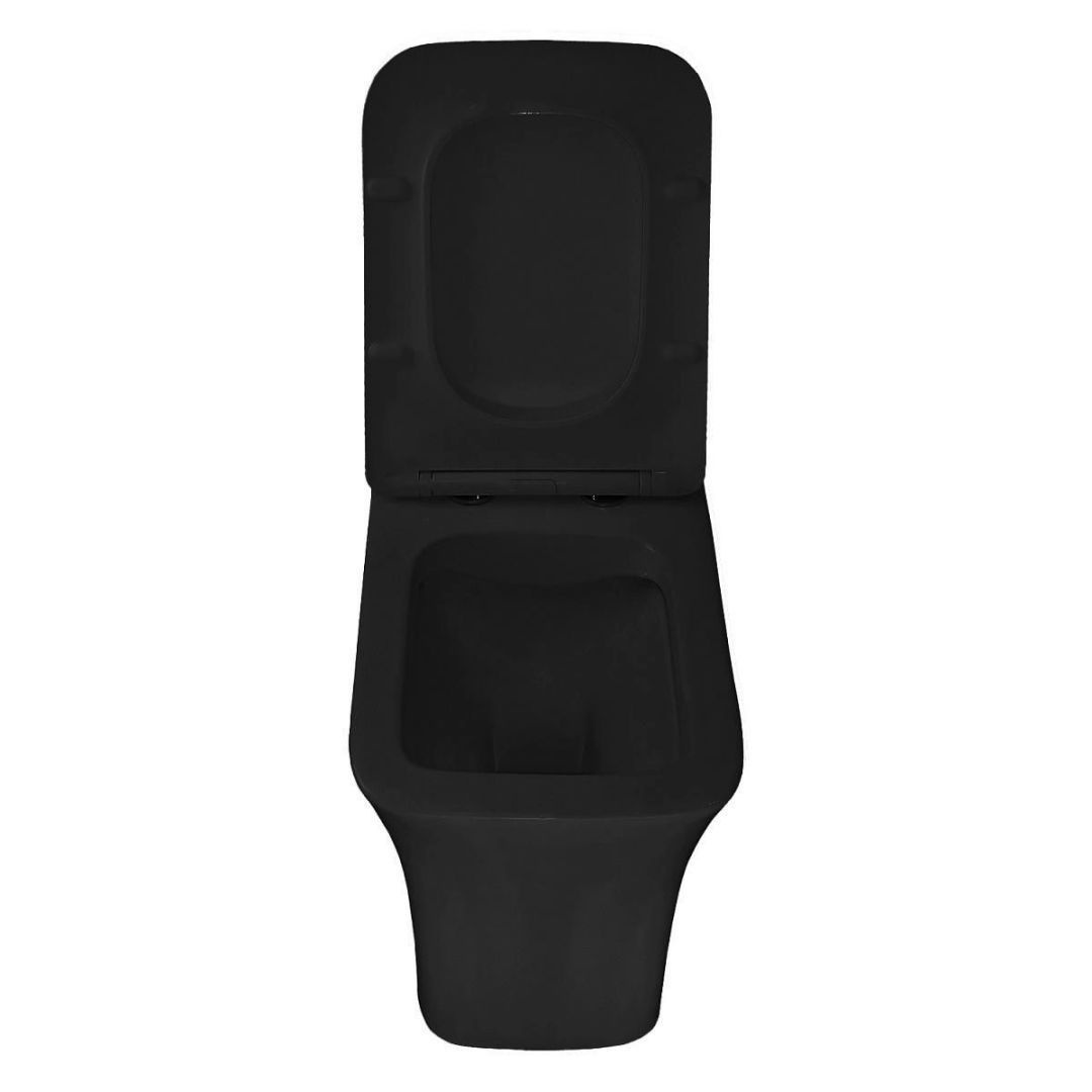 Унитаз Azario GRESSA  AZ-1111MB Безободковый Выпуск Горизонтальный