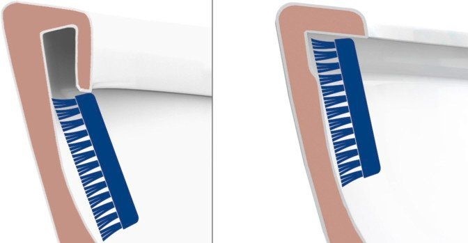 Унитаз Gustavsberg Estetic Hygienic Flush безободковый Выпуск Горизонтальный