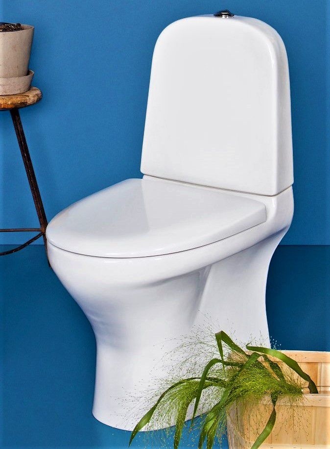 Унитаз Gustavsberg Estetic Hygienic Flush безободковый Выпуск Горизонтальный