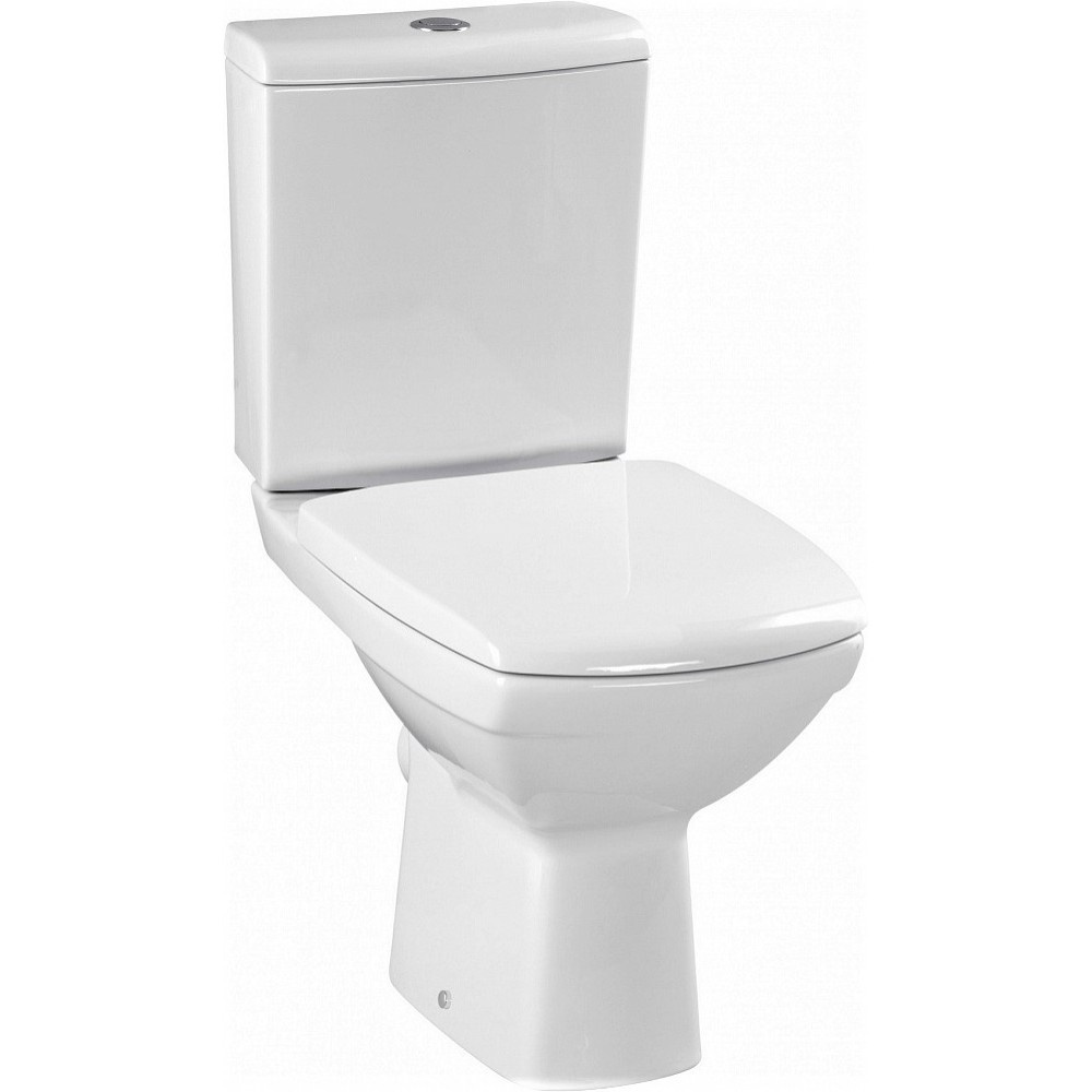 Унитаз Cersanit Carina Горизонтальный Выпуск Безободковый