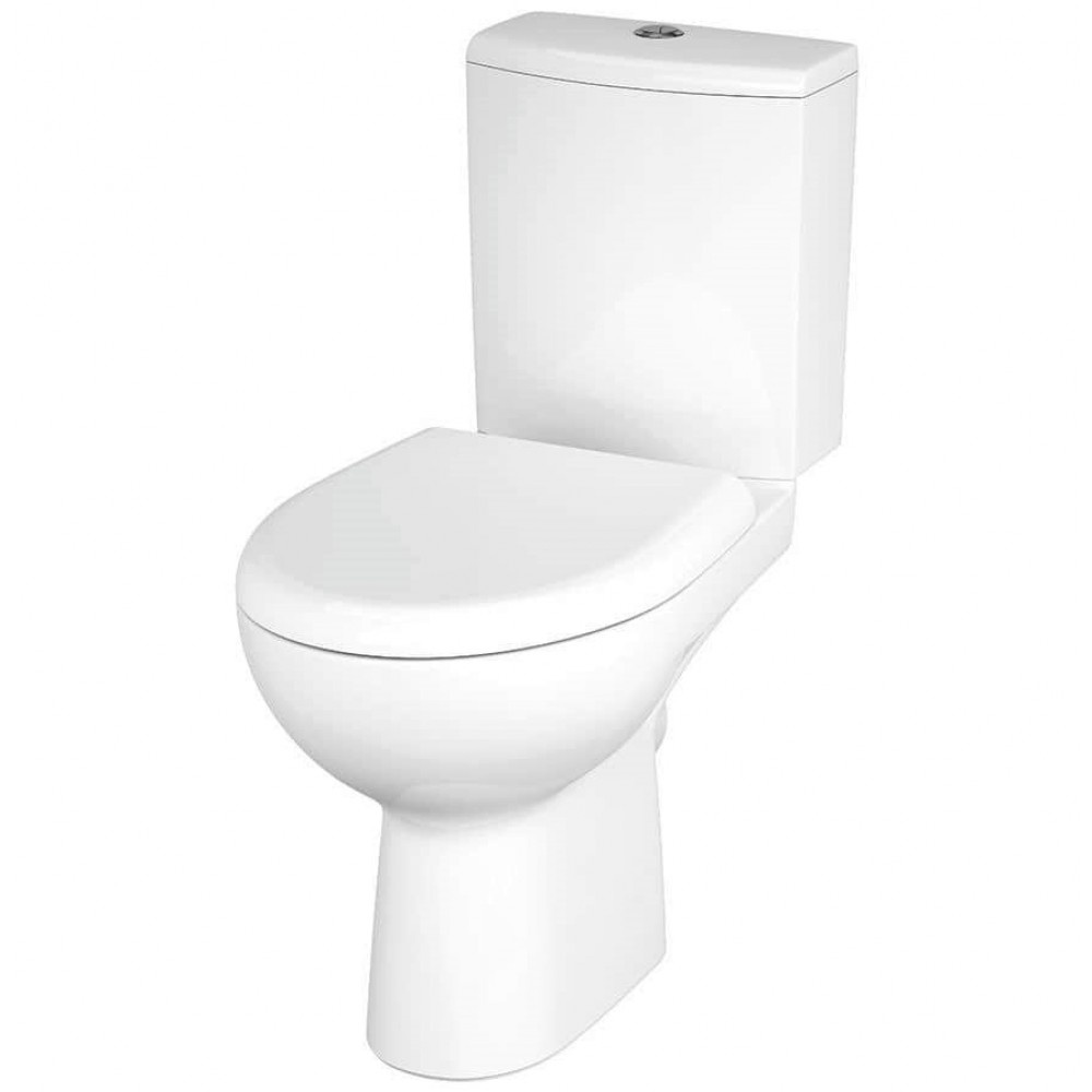 Унитаз Cersanit Nature New Clean Горизонтальный Выпуск Безободковый