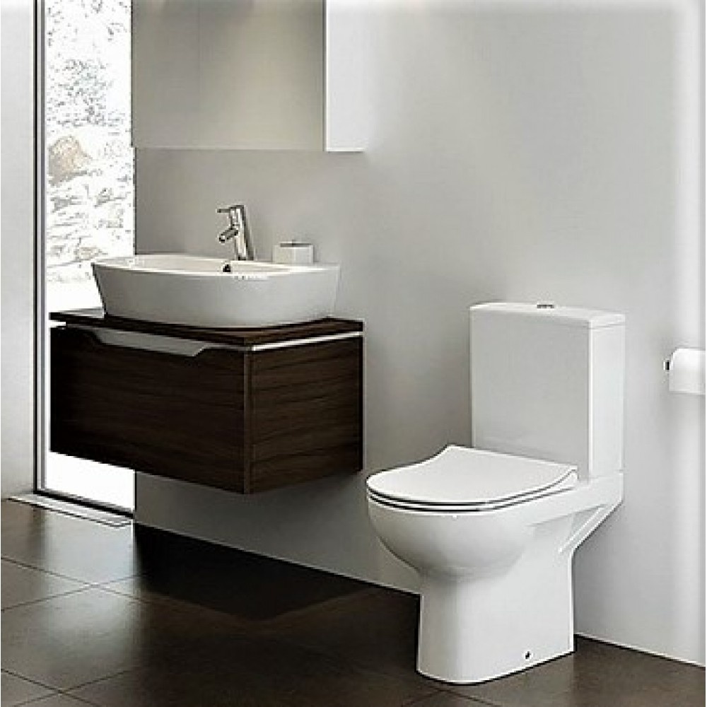 Унитаз Cersanit Street Fusion Горизонтальный Выпуск Безободковый