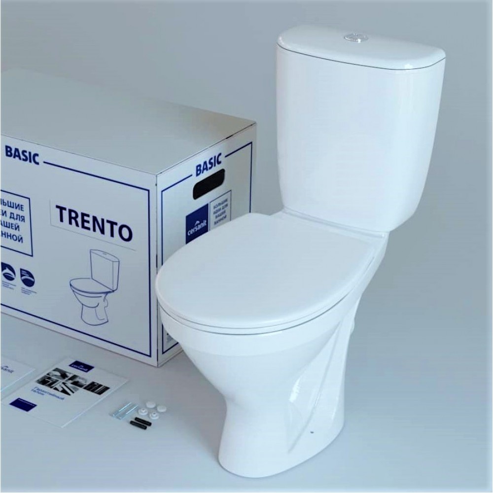 Унитаз Cersanit Trento Горизонтальный Выпуск