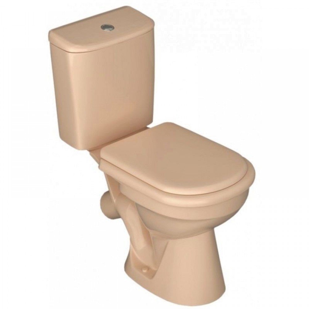 Унитаз Керамин Рива Бежевый Косой Выпуск