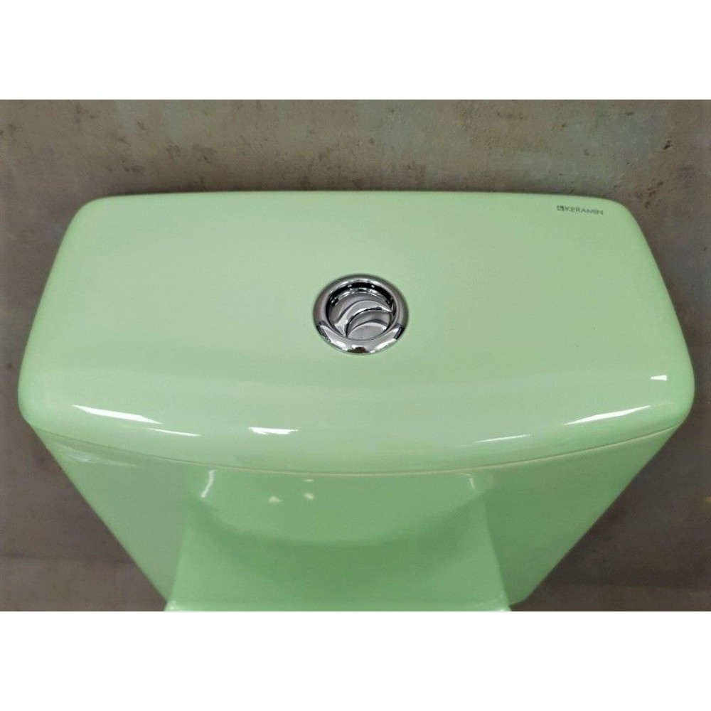 Унитаз Керамин Рива Салатовый Косой Выпуск
