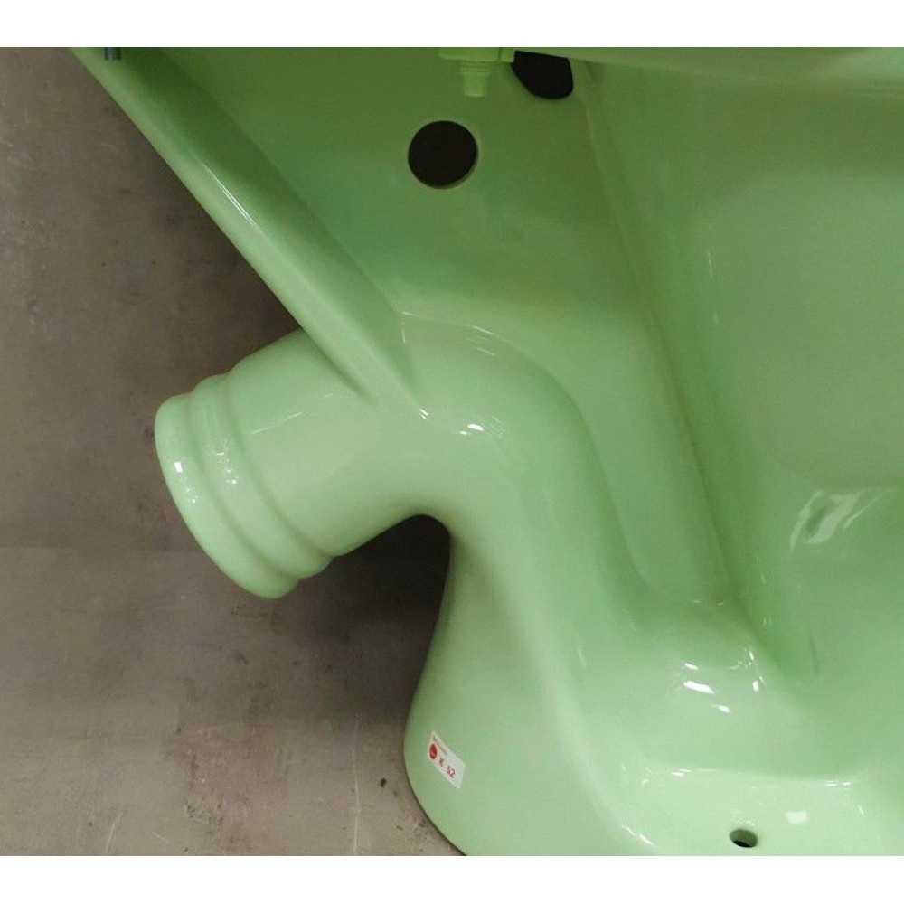 Унитаз Керамин Рива Салатовый Косой Выпуск