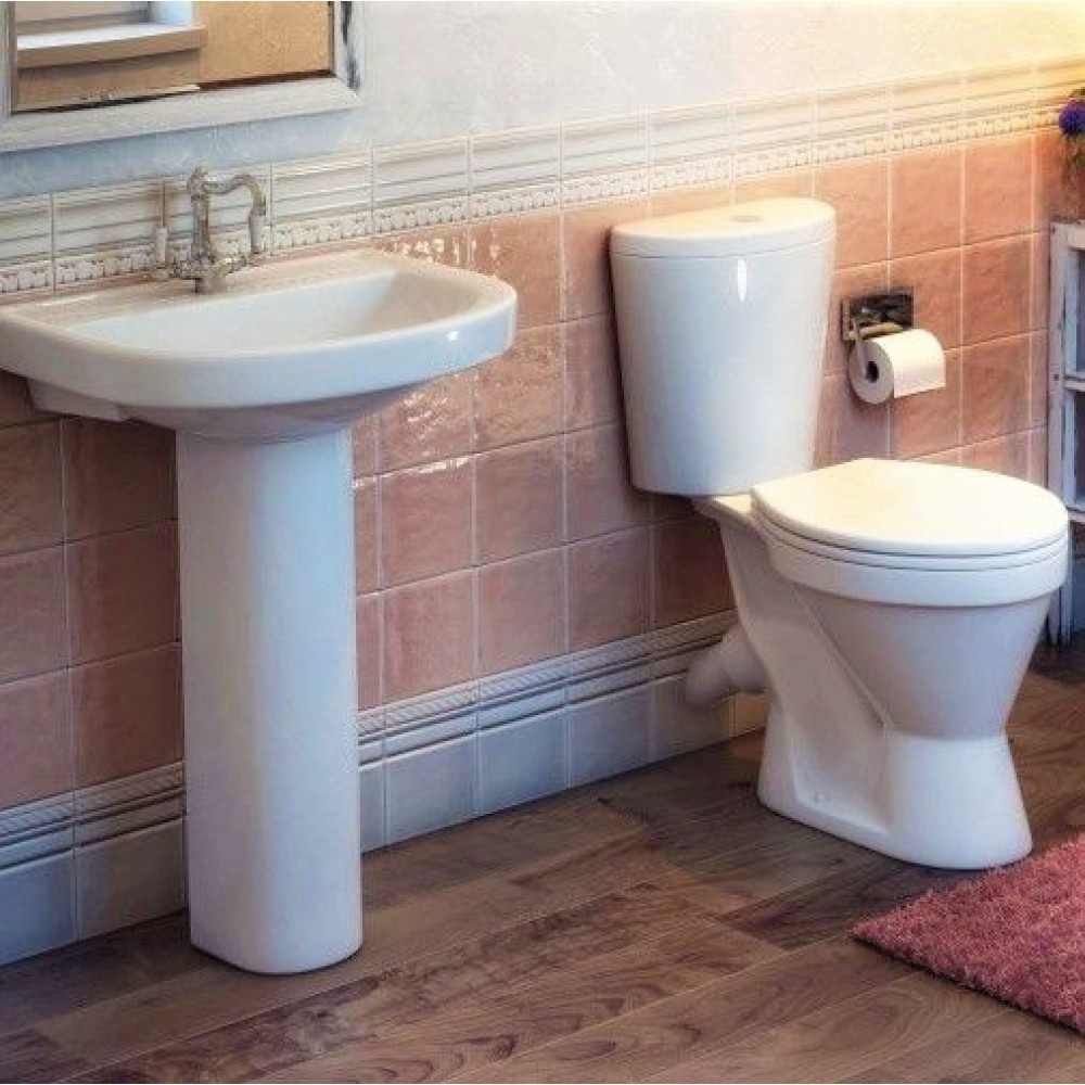 Унитаз Кировская Керамика Rosa Элегант Выпуск Косой