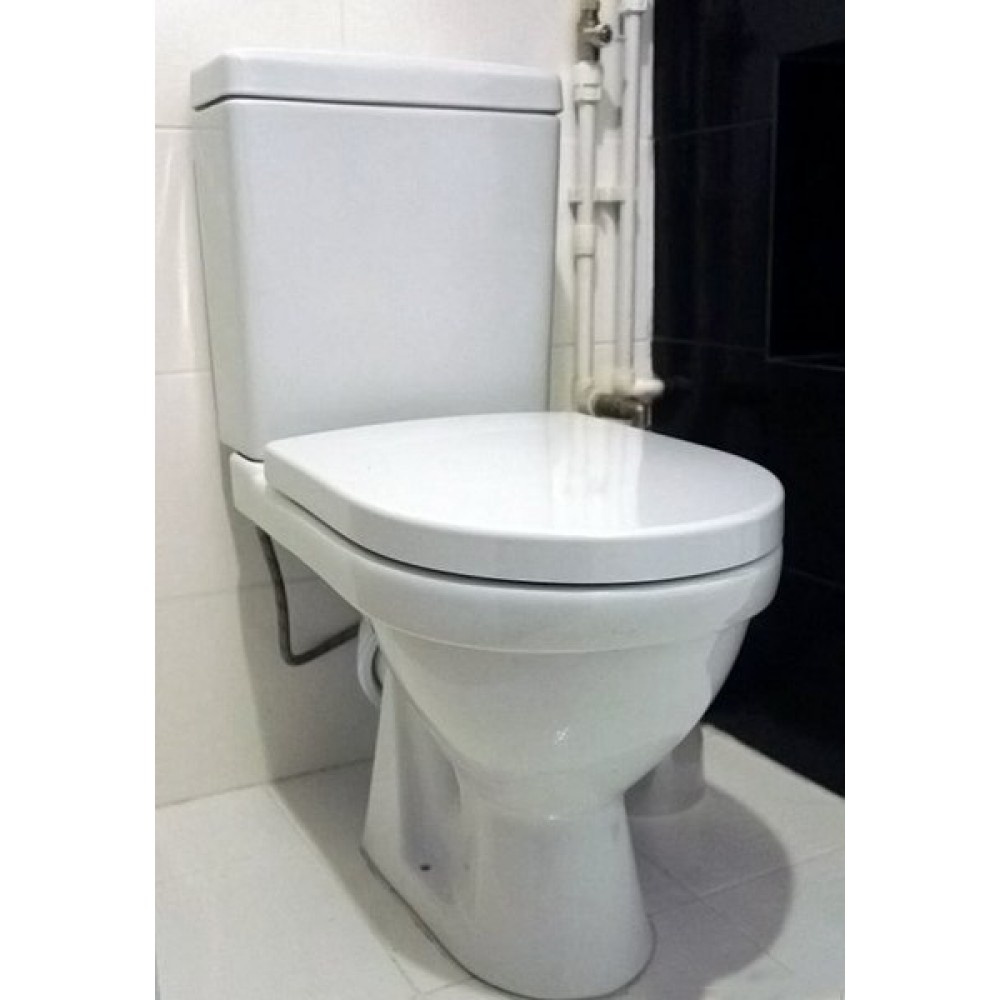 Унитаз Кировская Керамика Rosa Неро Люкс Выпуск Горизонтальный