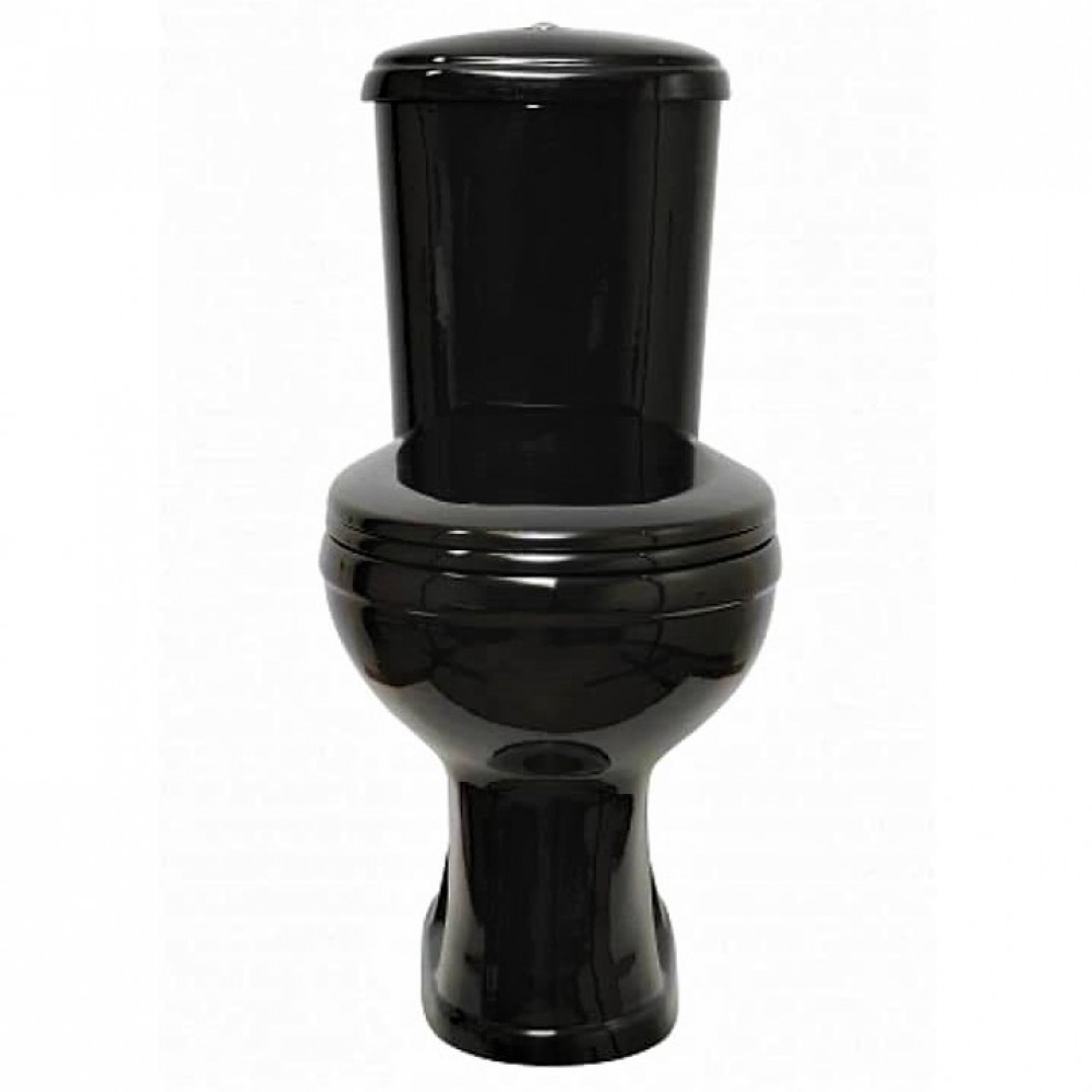 Унитаз Оскольская Керамика Дора Черный Горизонтальный Выпуск