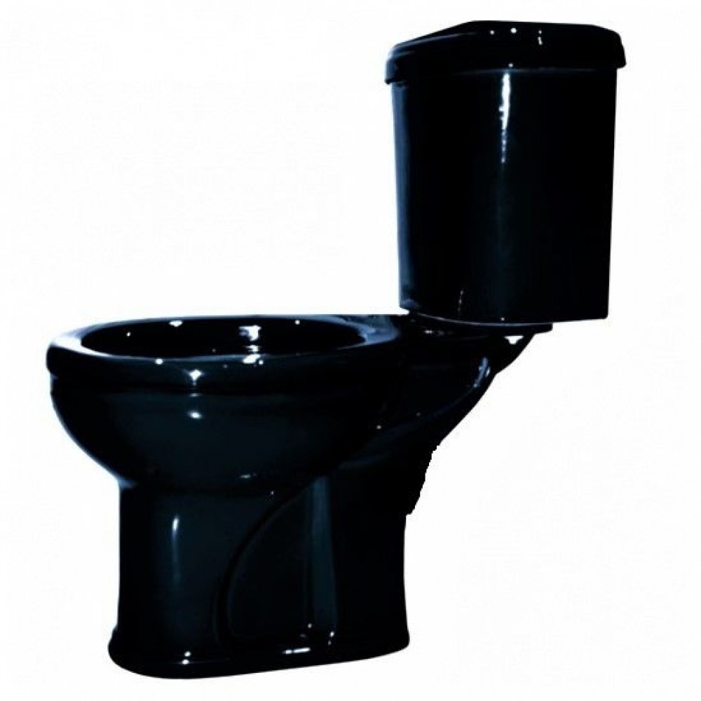 Унитаз Оскольская Керамика Дора Черный Горизонтальный Выпуск