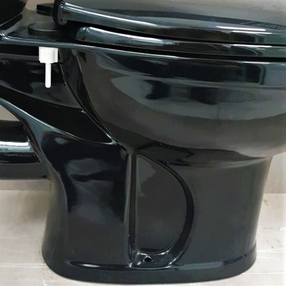 Унитаз Оскольская Керамика Дора Черный Горизонтальный Выпуск