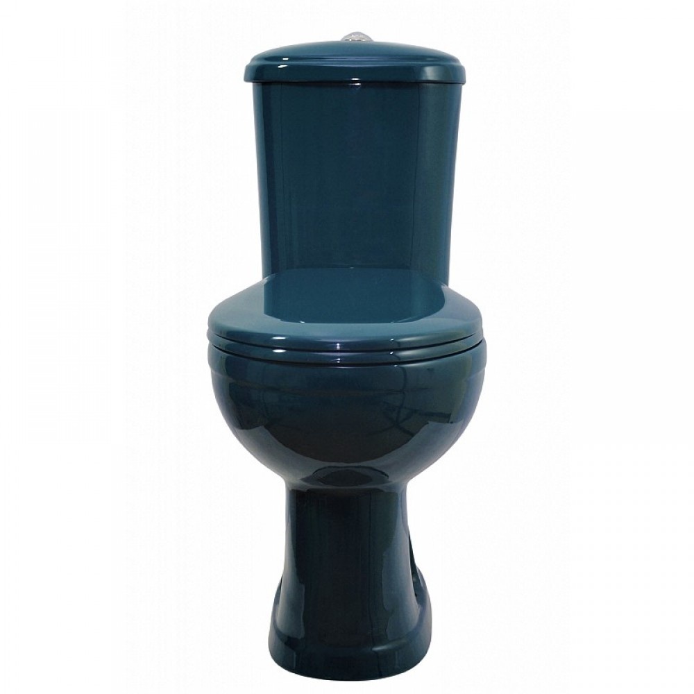 Унитаз Оскольская Керамика Дора Зеленый Горизонтальный Выпуск