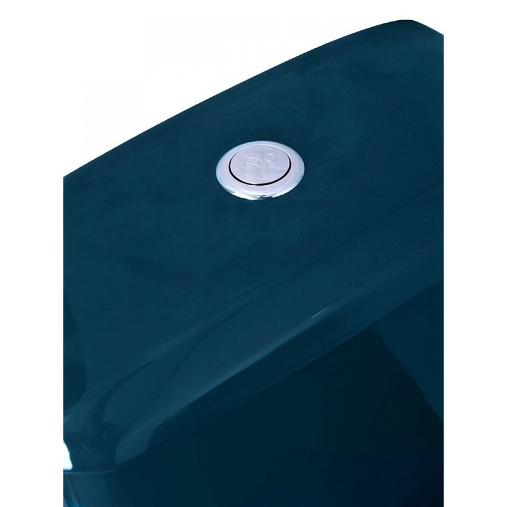 Унитаз Оскольская Керамика Дора Зеленый Горизонтальный Выпуск