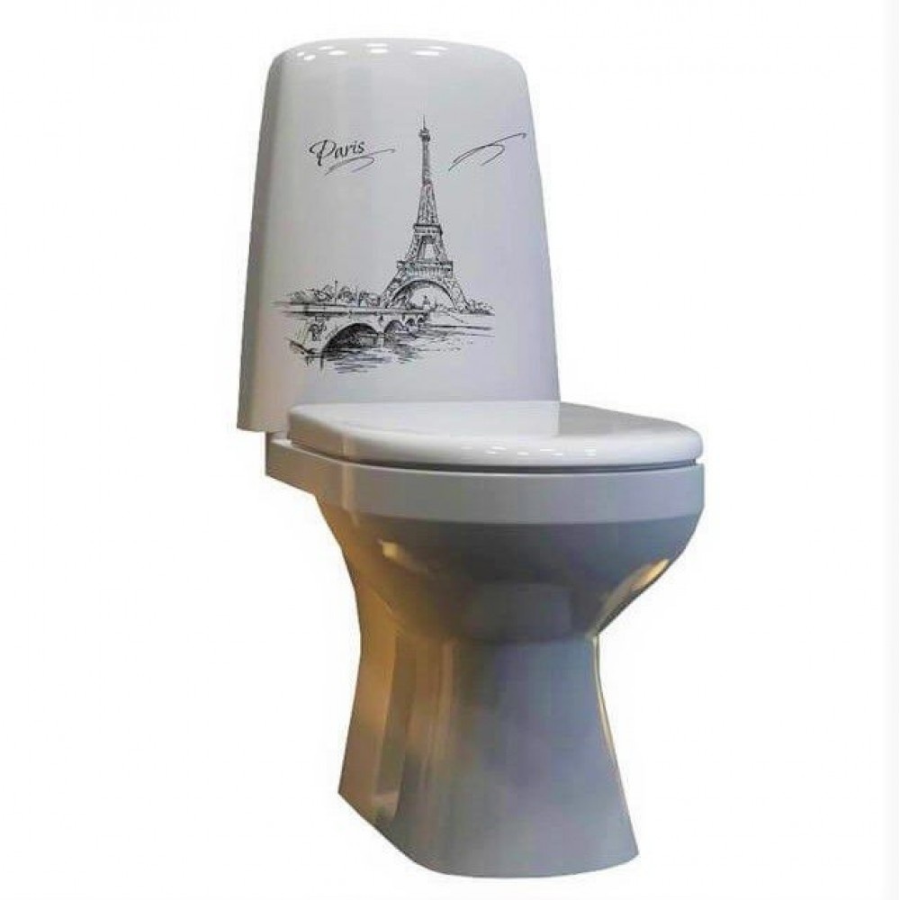 Унитаз Оскольская Керамика Эльдорадо Люкс Декор Косой Выпуск