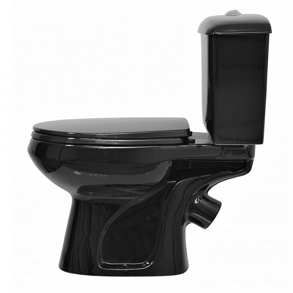 Унитаз Оскольская Керамика Эллиса Черный Косой Выпуск