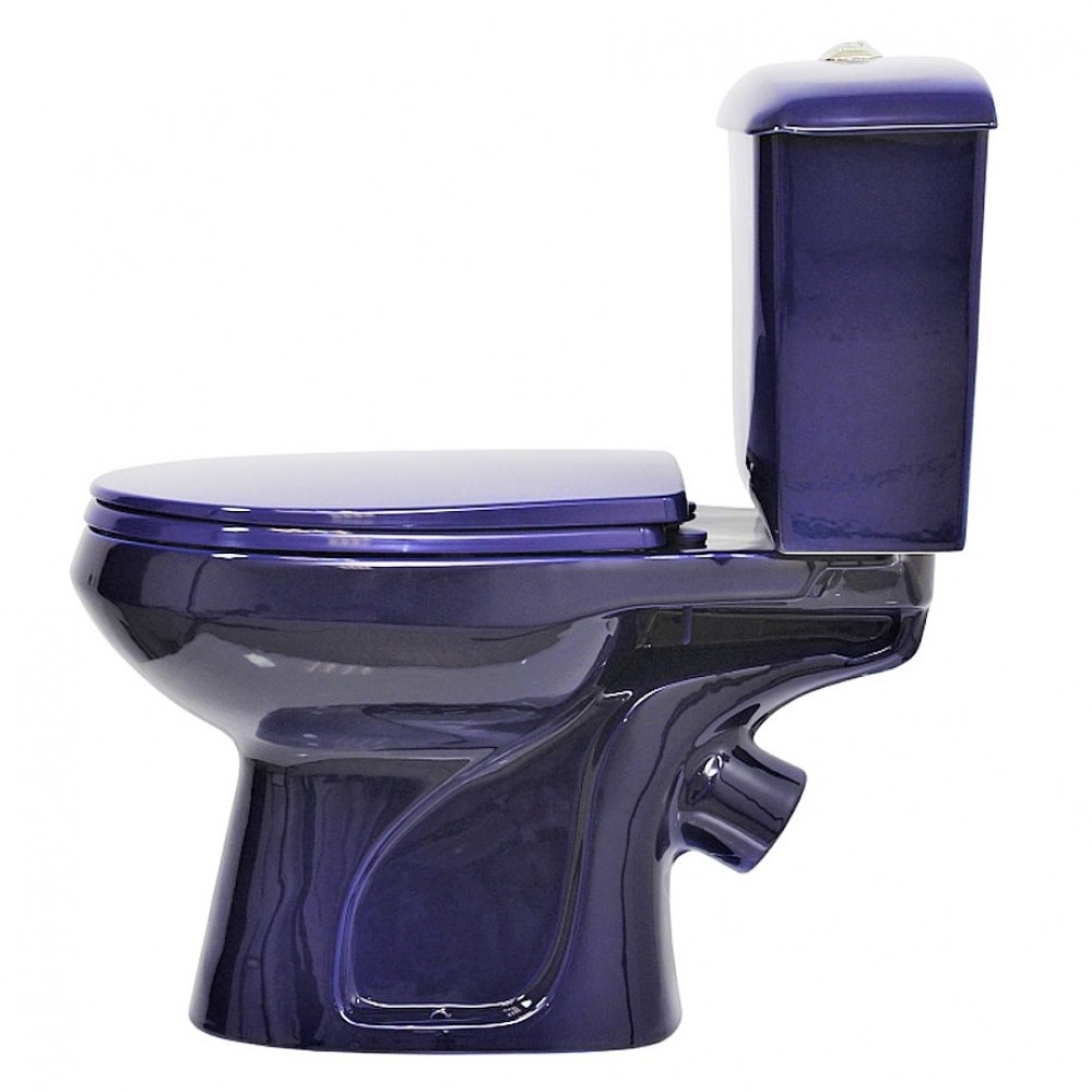 Унитаз Оскольская Керамика Эллиса Синий Косой Выпуск