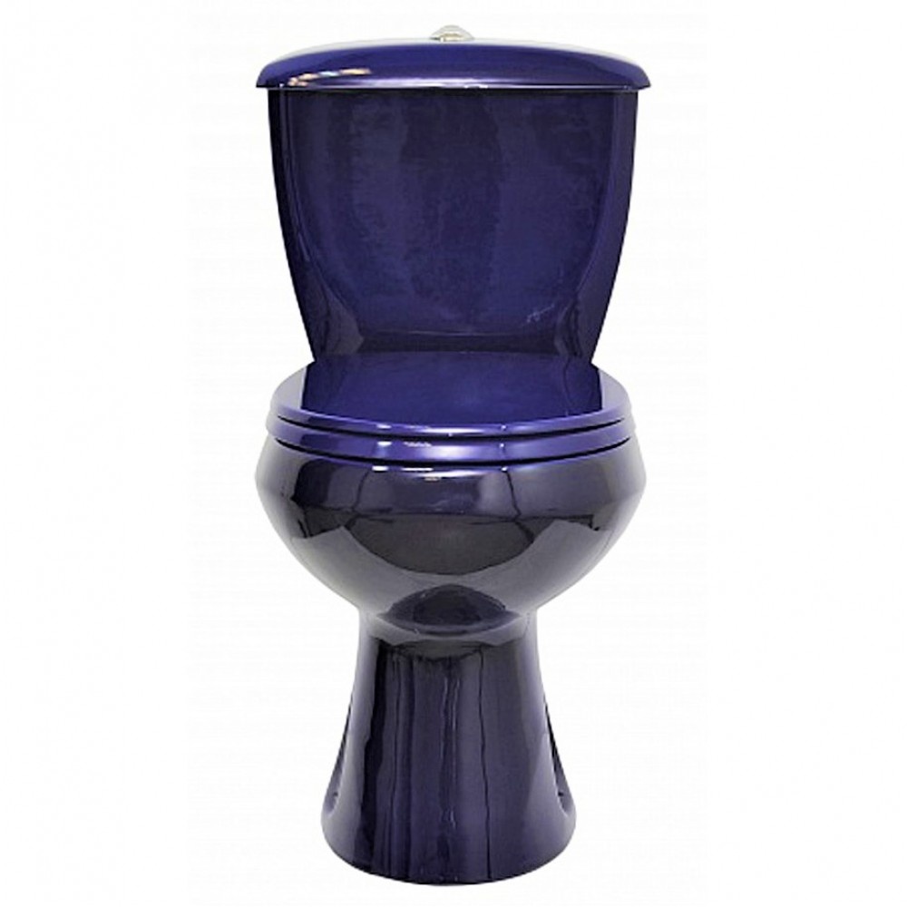 Унитаз Оскольская Керамика Эллиса Синий Косой Выпуск