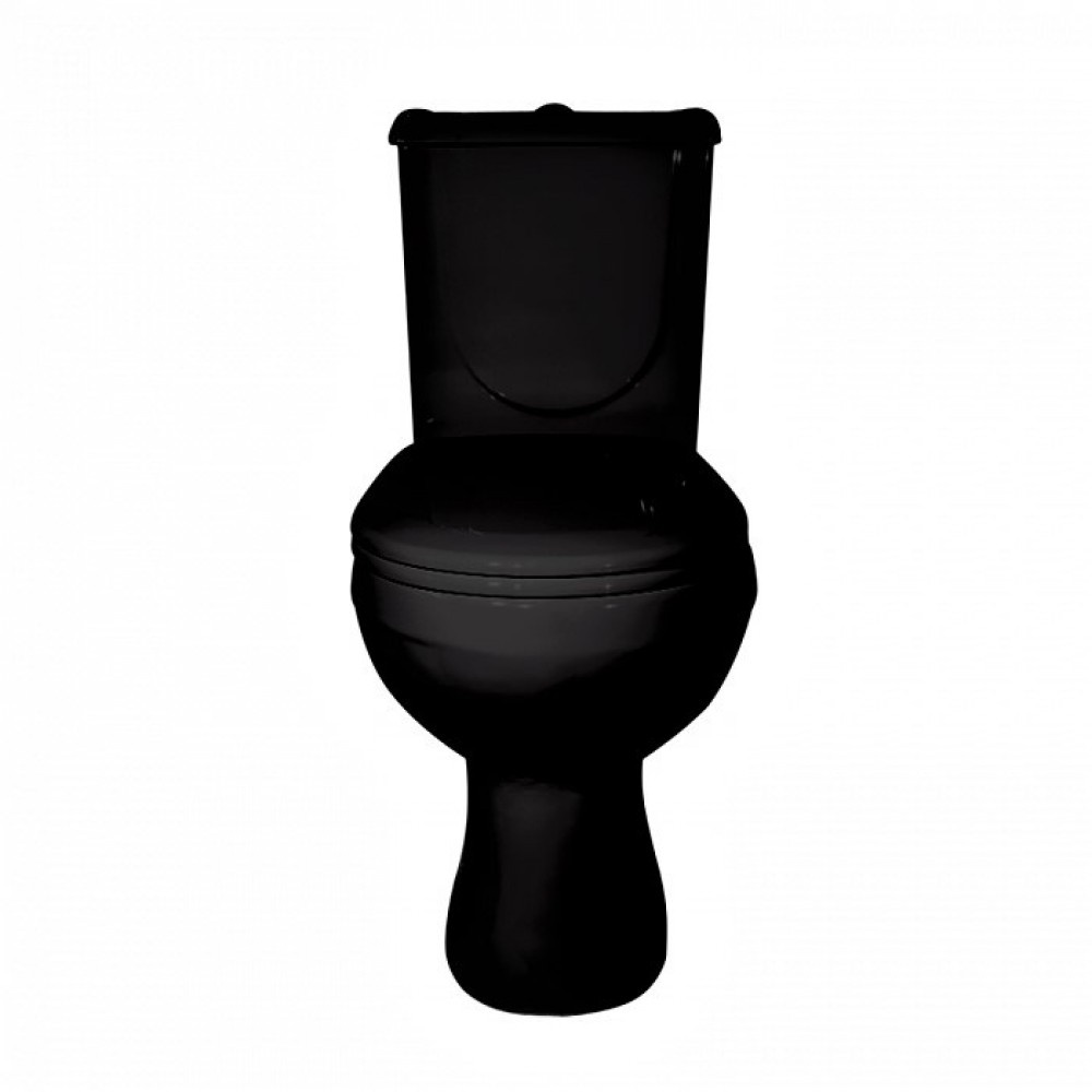 Унитаз напольный Оскольская Керамика Ирида Черный Выпуск Горизонтальный