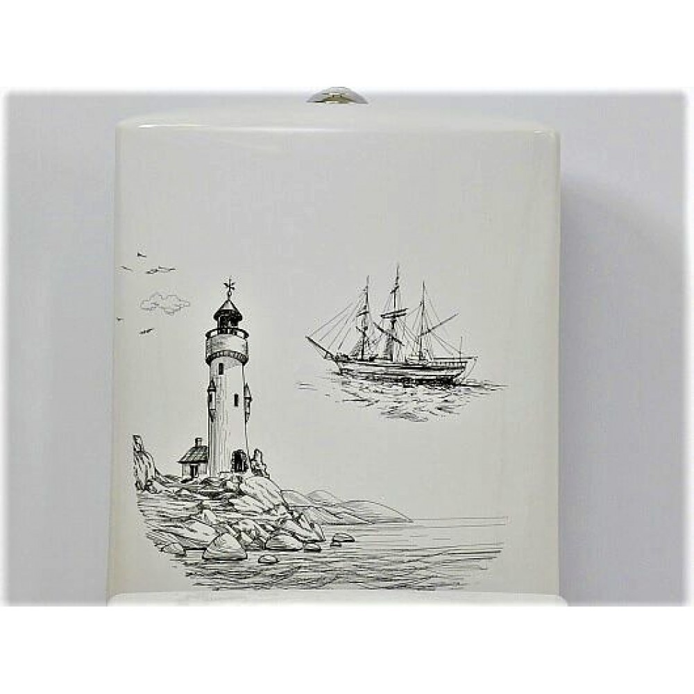 Унитаз Оскольская Керамика Леда Люкс Декор Косой Выпуск