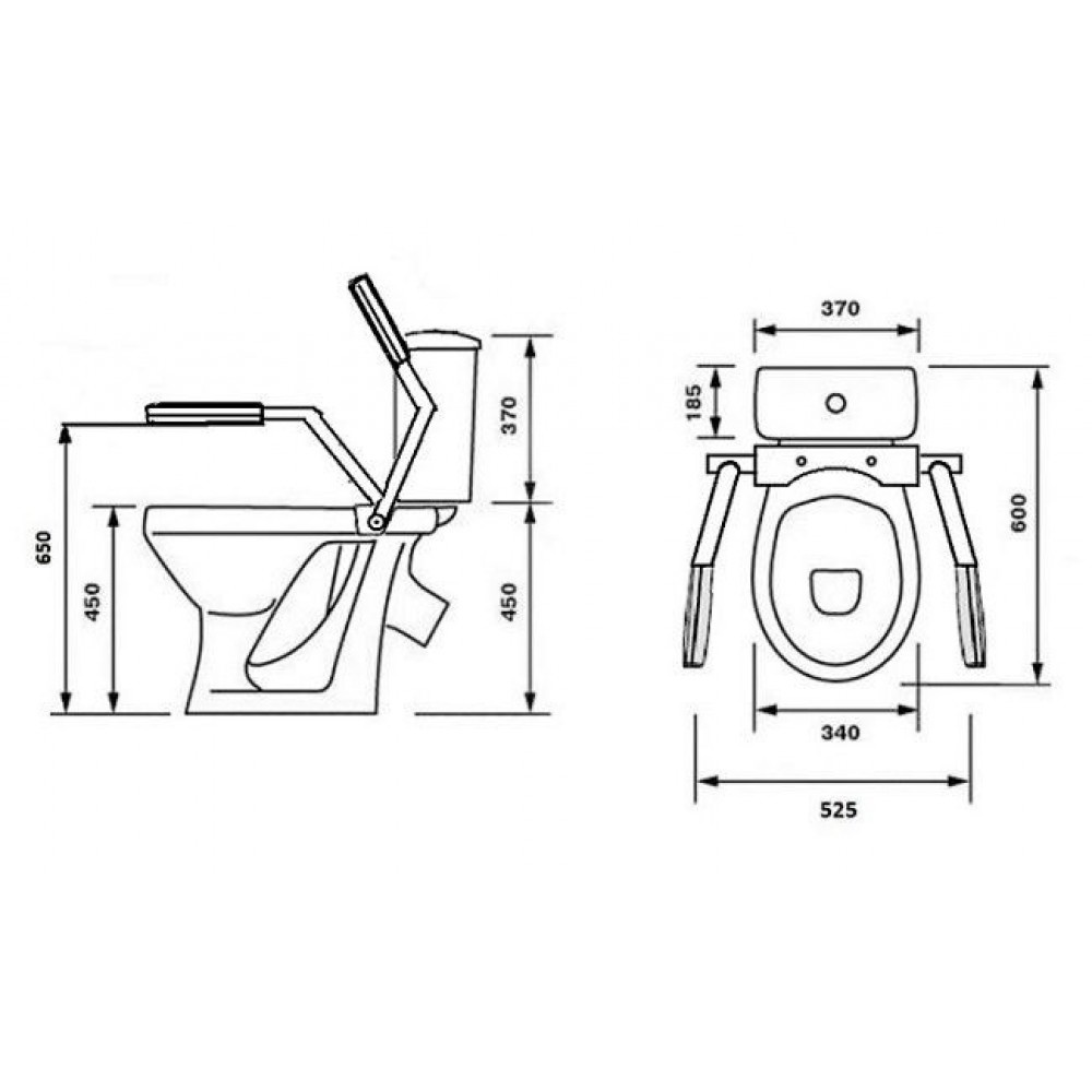 Унитаз Оскольская Керамика Персона Премиум Косой Выпуск Высокая Чаша