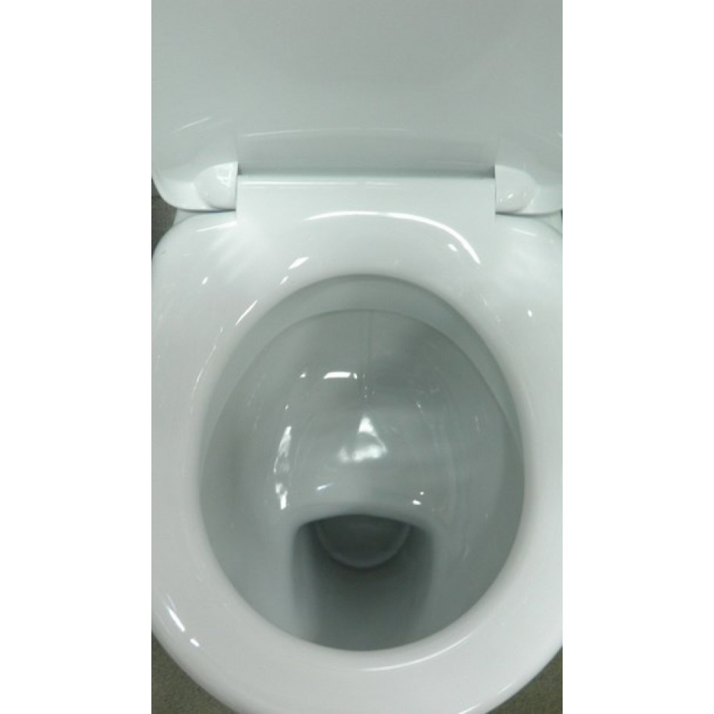 Унитаз Оскольская Керамика Радуга Тарельчатый Косой Выпуск