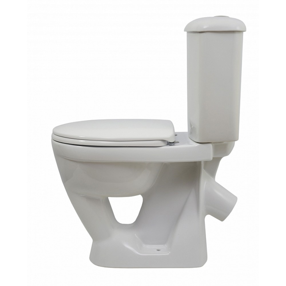 Унитаз Оскольская Керамика Радуга Тарельчатый Косой Выпуск